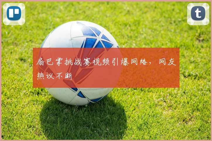 扇巴掌挑战赛视频引爆网络,网友热议不断